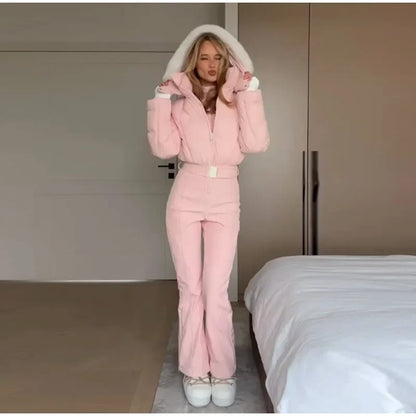 Pink Snow Suit