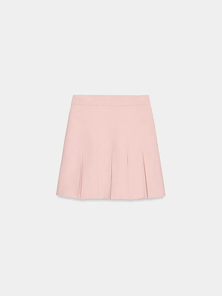 Zara Knit Embellished Neck top and skirt
