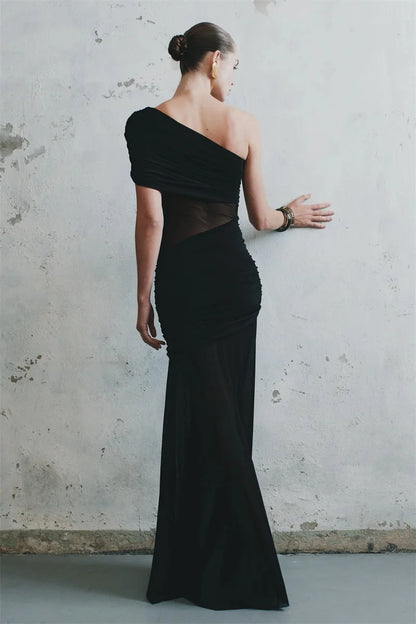 Off-shoulder Strapless Party Long Dress