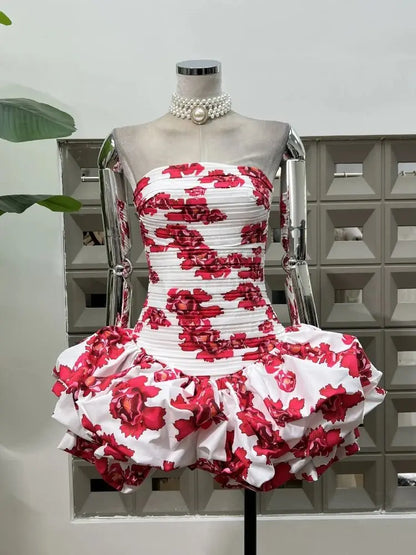 Floral Lolita Blue Red