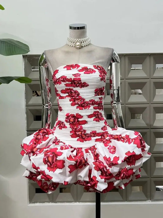 Floral Lolita Blue Red