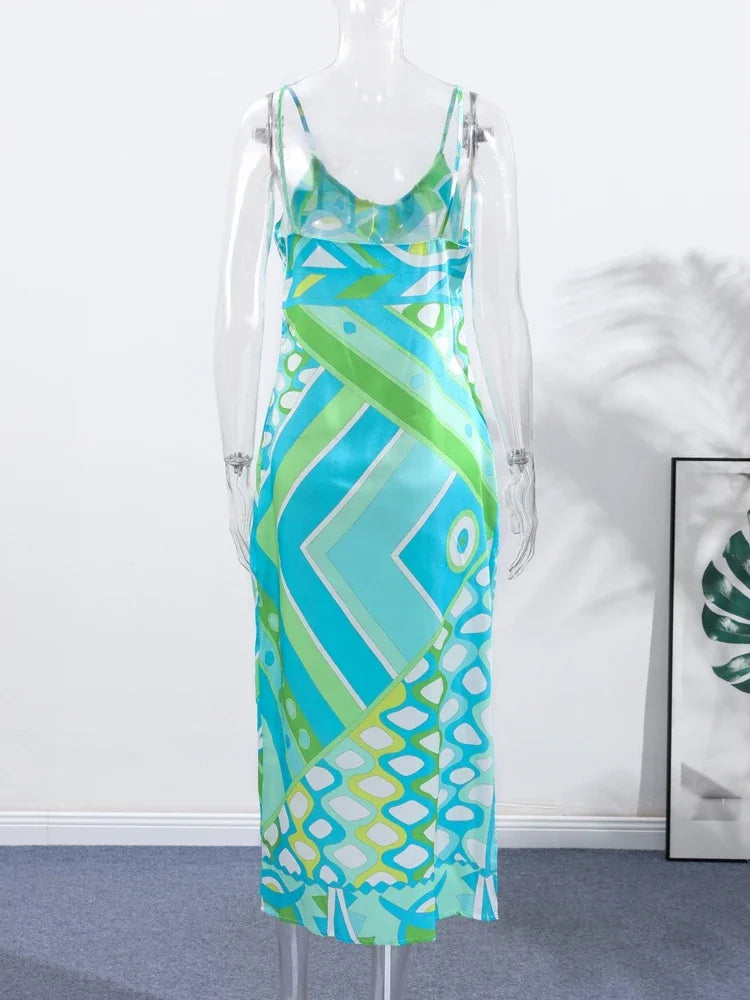 Pucci Green Long Dress