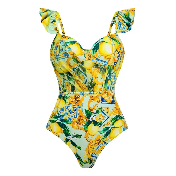 Hot Bikini Swimsuit Lemon Set