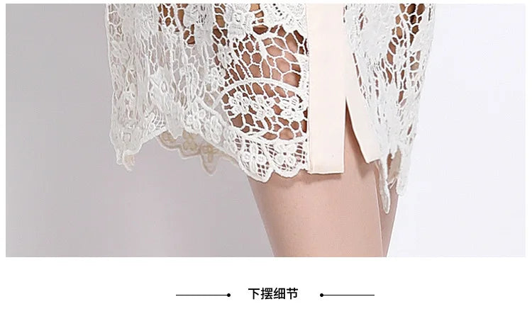 White Elegant Lace dress