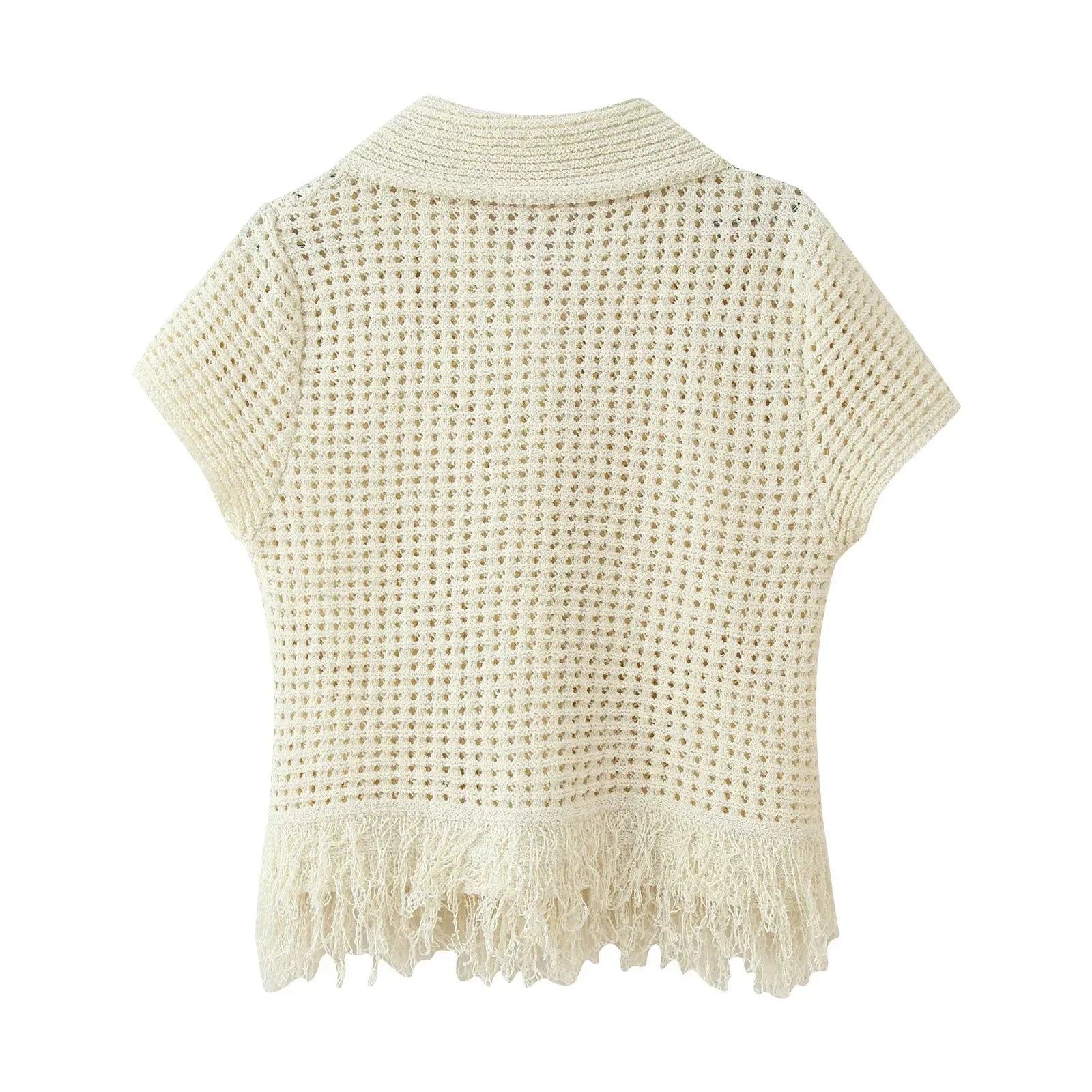 Summer Elegant Knitted Tassel Set