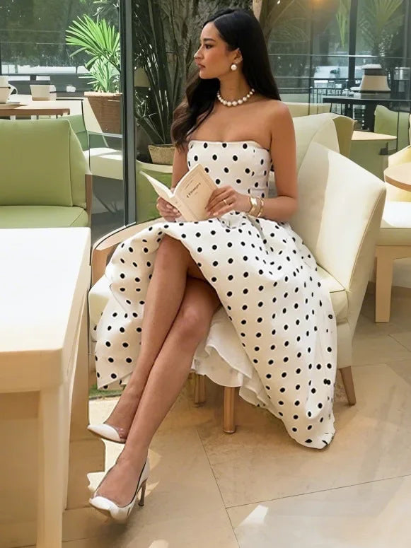 1 Polka Dots Long dresses