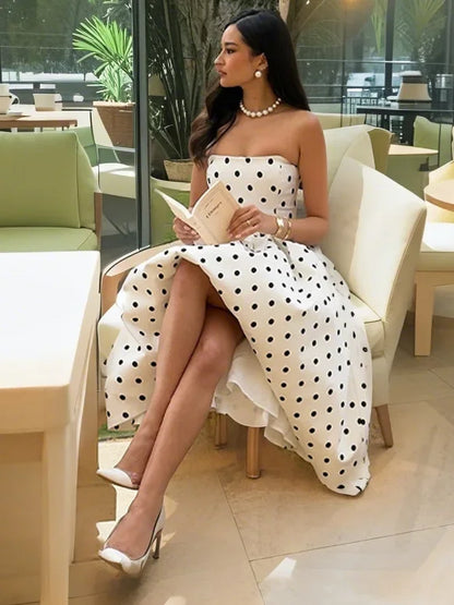 1 Polka Dots Long dresses