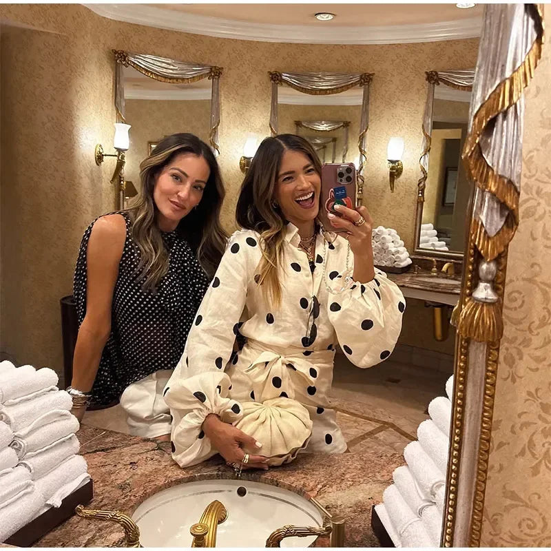 Elegant Brunch Mini Skirt Set