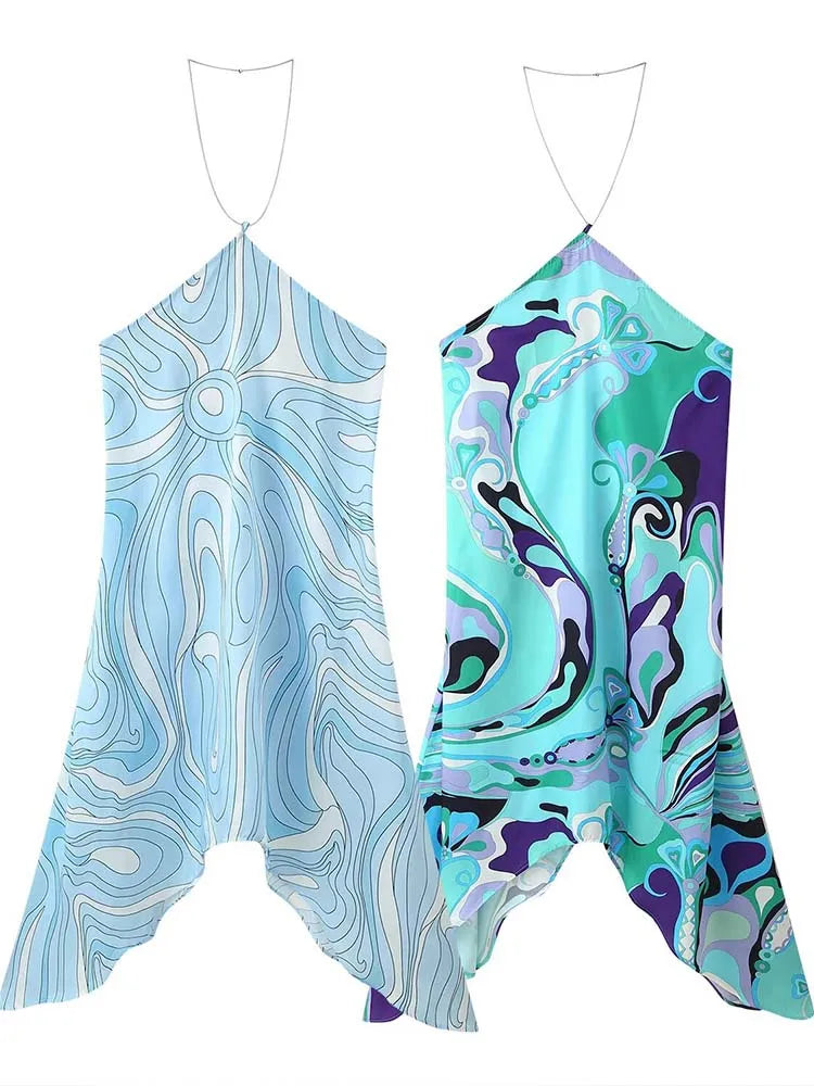 Pucci Halter Long Loose Dress