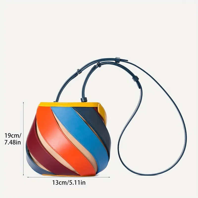 Geometric colorful Shoulder Crossbody Bag