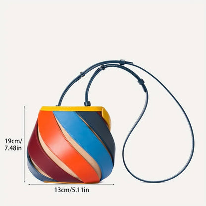 Geometric colorful Shoulder Crossbody Bag