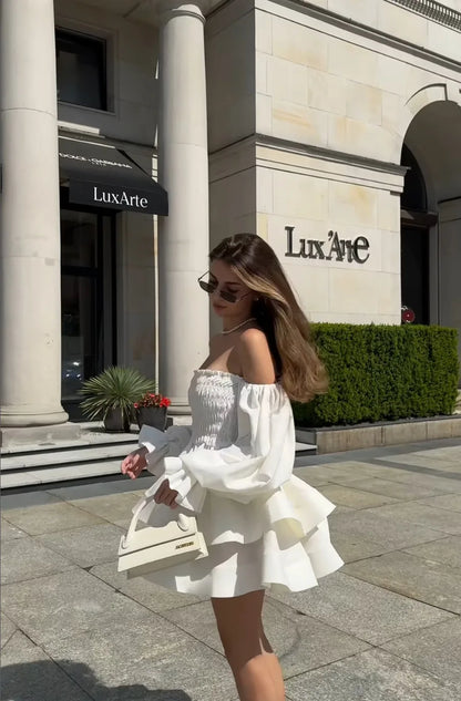Off-Shoulder Sweetheart Tube Top Dress