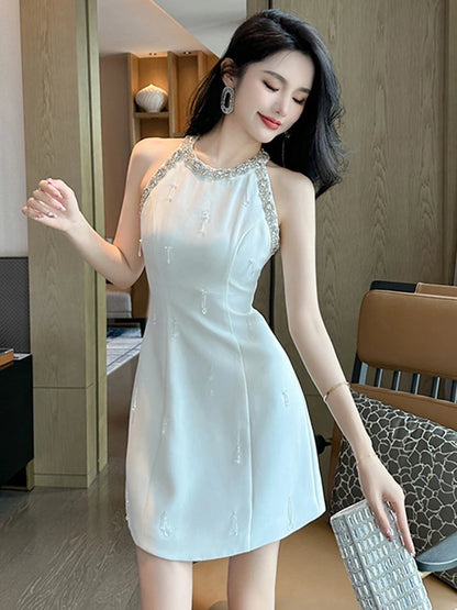 Embellished Mini Short Dress