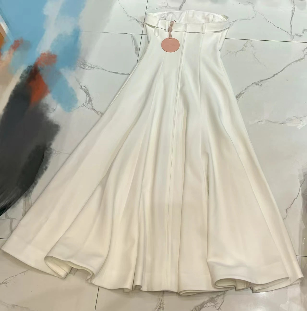 Women strapless maxi dress Elegant Fashion long dress - Shellss