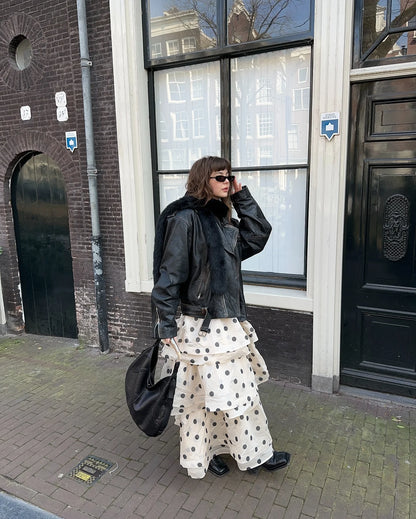 1 Polka Dot Layered Ruffles Set
