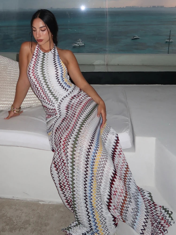 Missoni Asymmetrical Vacation Dress