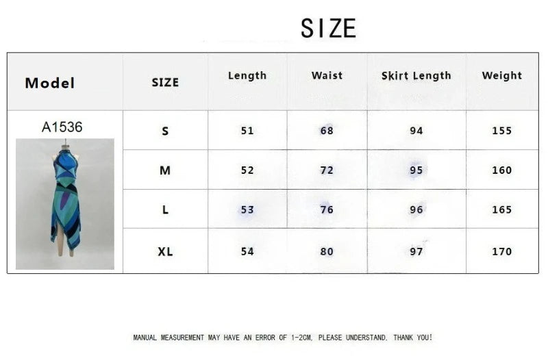 Irregular Satin Print Suit Women Halter Neck Lace Up Tank Top Midi Skirt 2 Pieces Set 2026 New Lady Summer Casual Vacation Wear
