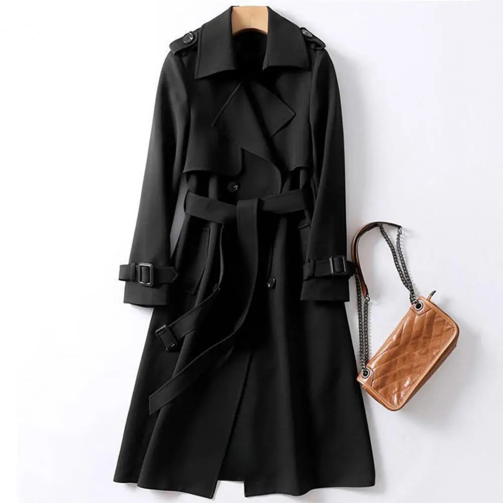 Trench Coat High Street fashion Double Breasted Long