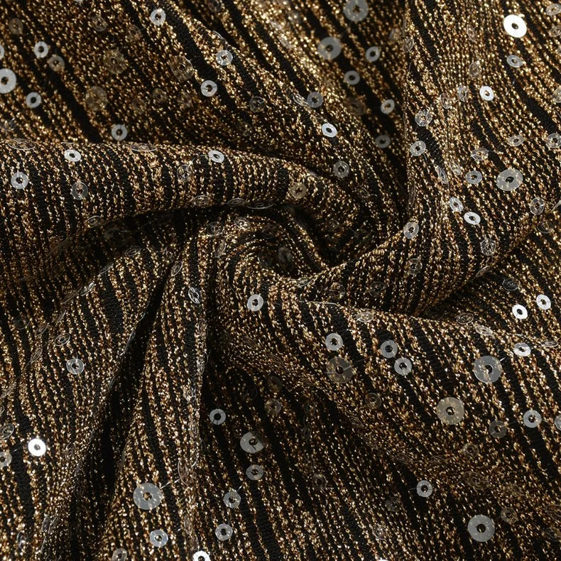 Splicing Contrasting Sequin Strapless Dress Sexy Solid Color Short Skirt Birthday Party Solid Color Dinner Dress