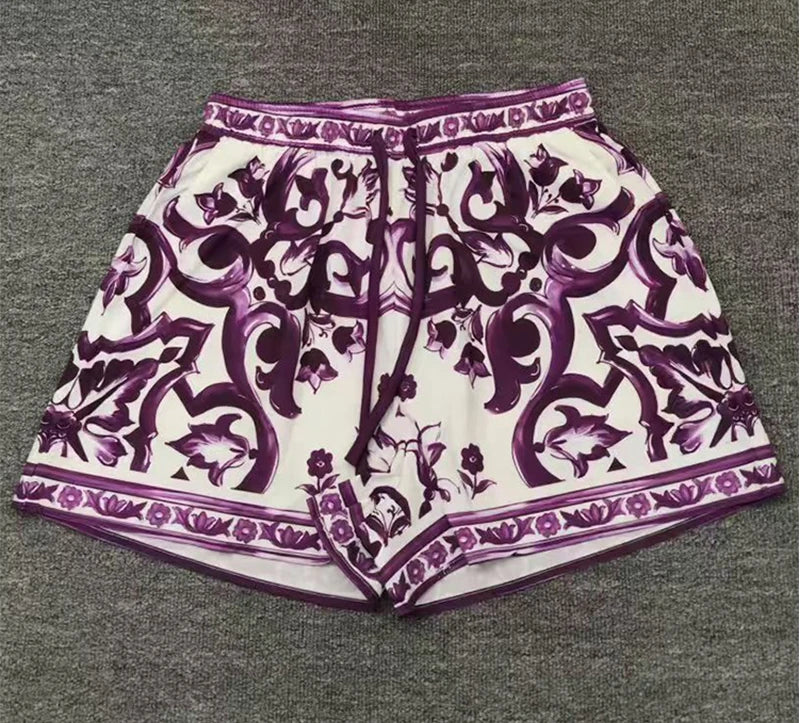 Purple Dolce Shorts & Set - Shellss