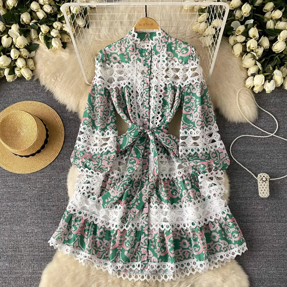 French Vintage cut out lace