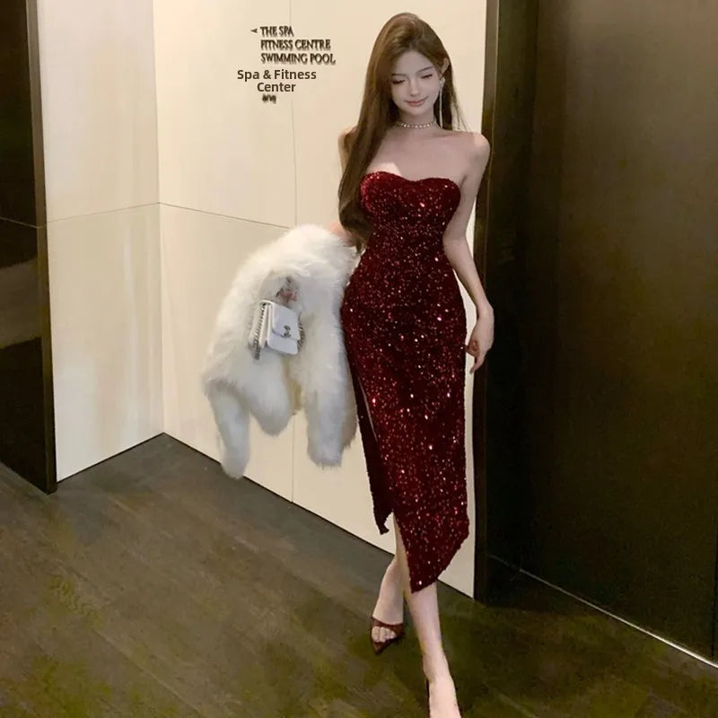 Party Embellished sequin Dress