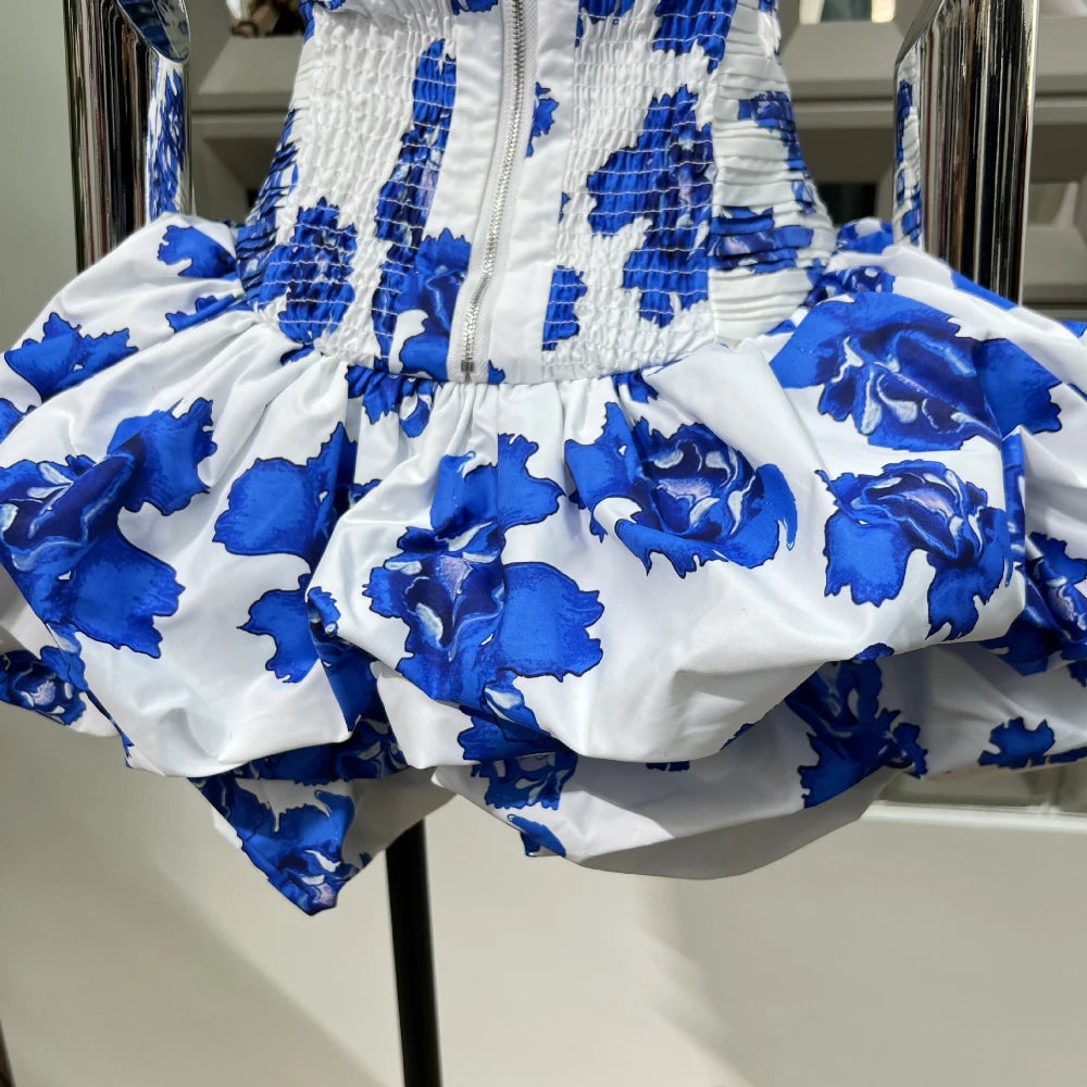 Floral Lolita Blue Red