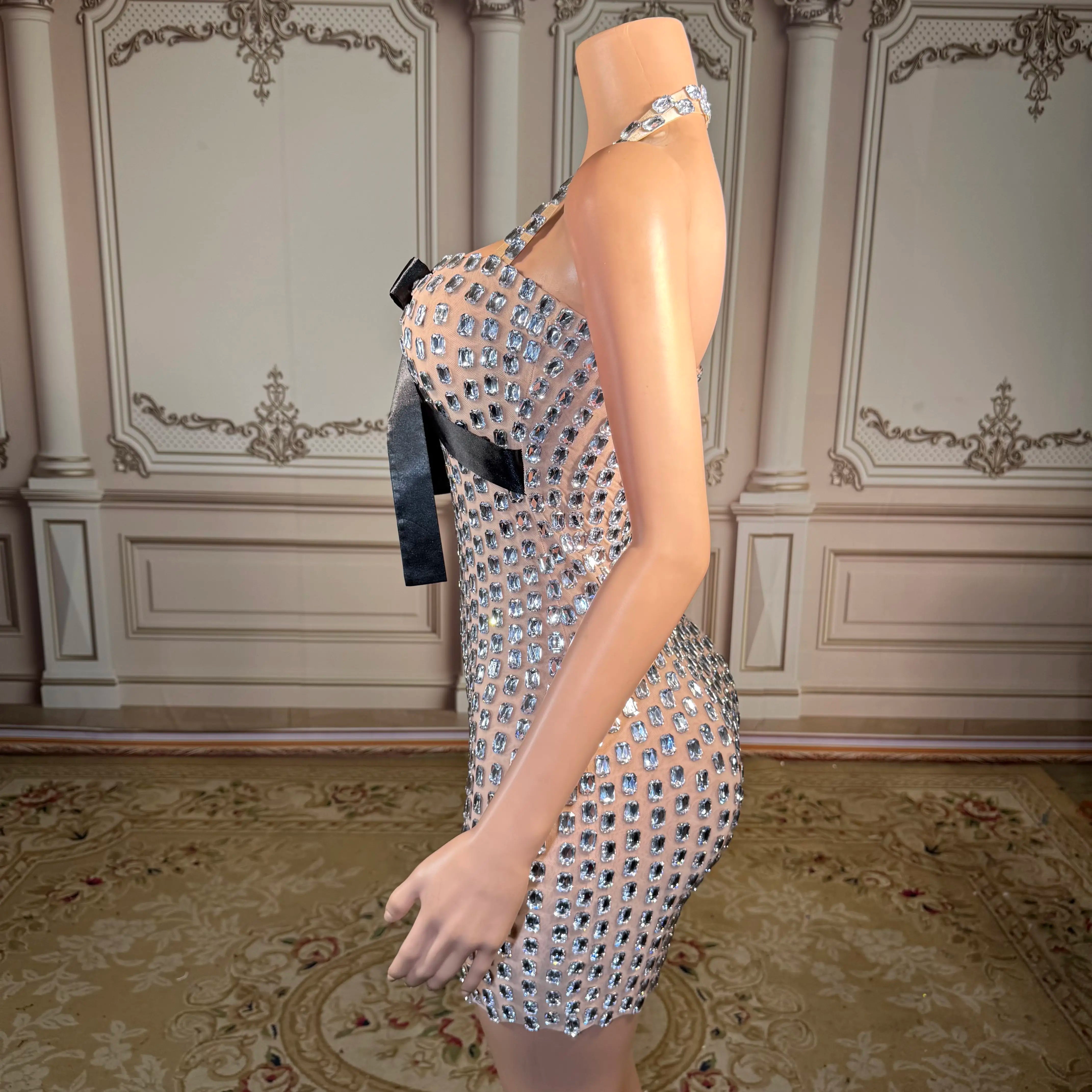 Bronx & Vibes Embellished Dior Bow Mini