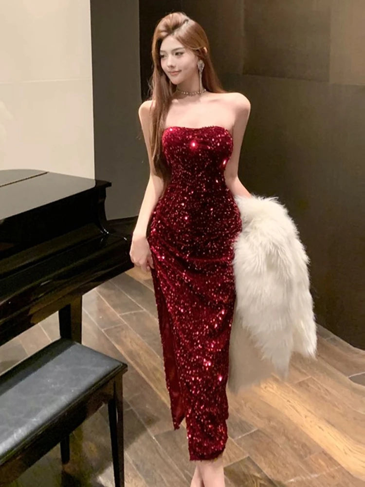 Party Embellished sequin Dress