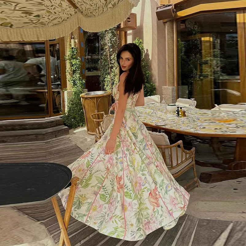 Floral Long Summer dress