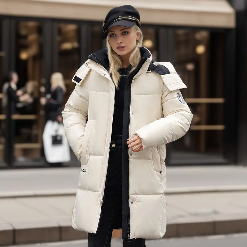 A Casual Warm Jacket Female Cute Women Down Cotton Coat