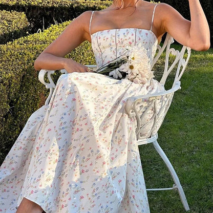 Seaside Print Doll Midi