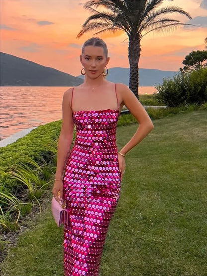 Beaded Irregular Dress Sequin Party