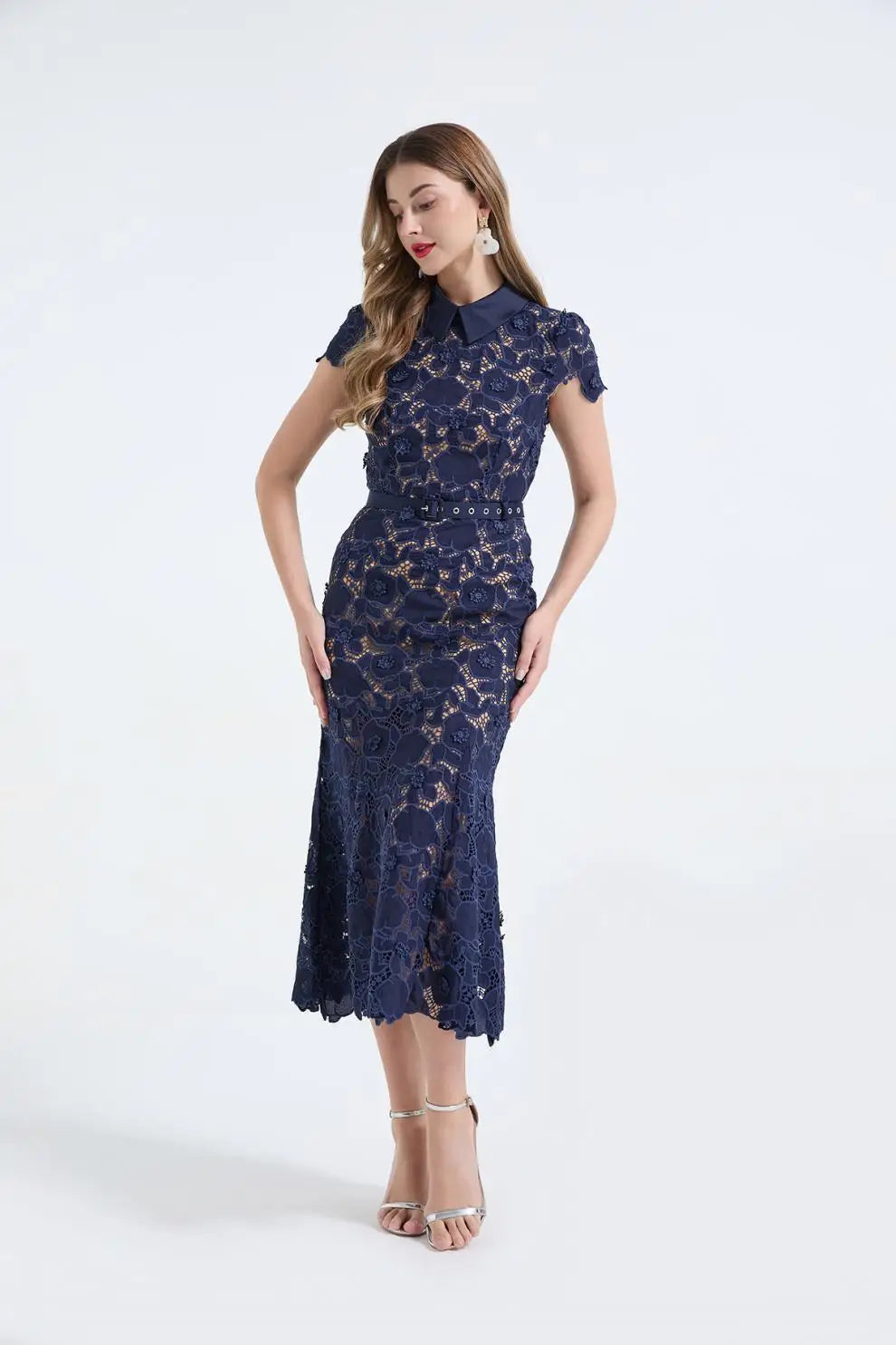 Lace Fish Tail Dress selfportarit