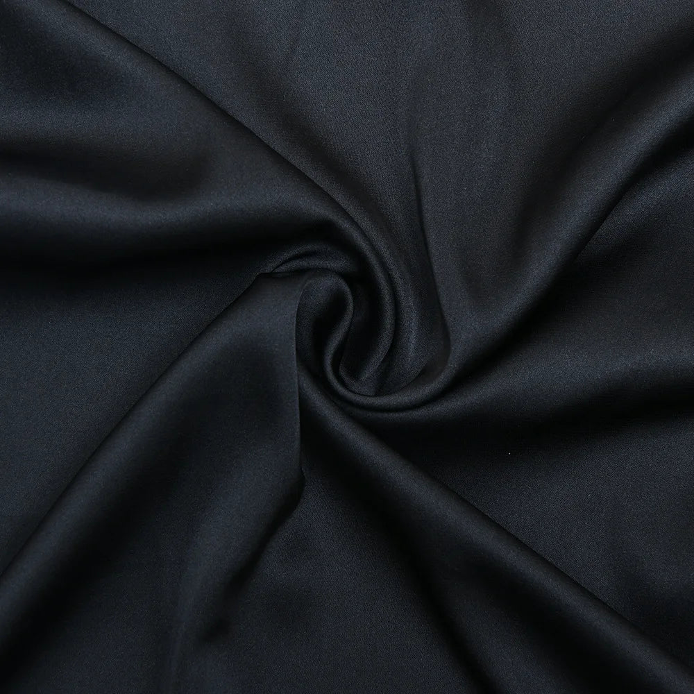 Satin lace long dress