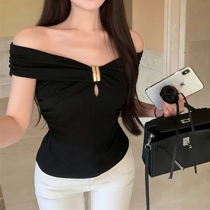 Off Shoulder T-shirt Aesthetic