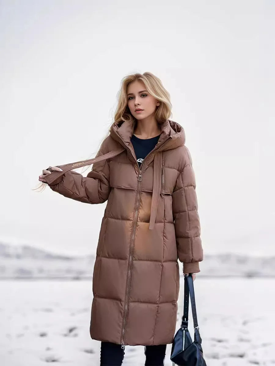 Women Parkas 2024 Autumn Winter Down Cotton Jackets Padded Thickened