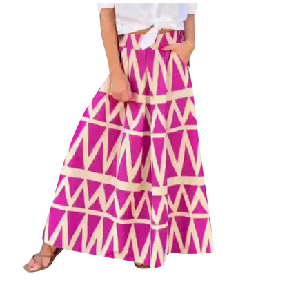 Brunch Day Geometric Wide leg