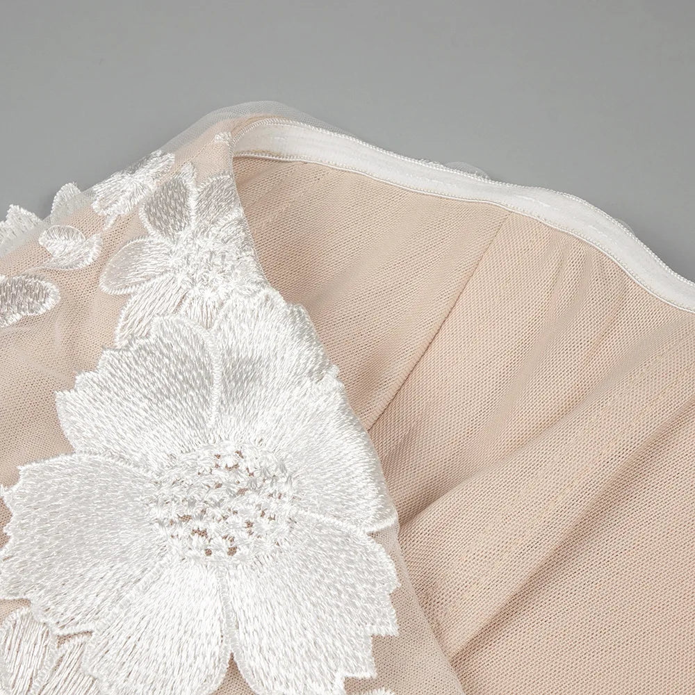 Backless Flower delicate Dress
