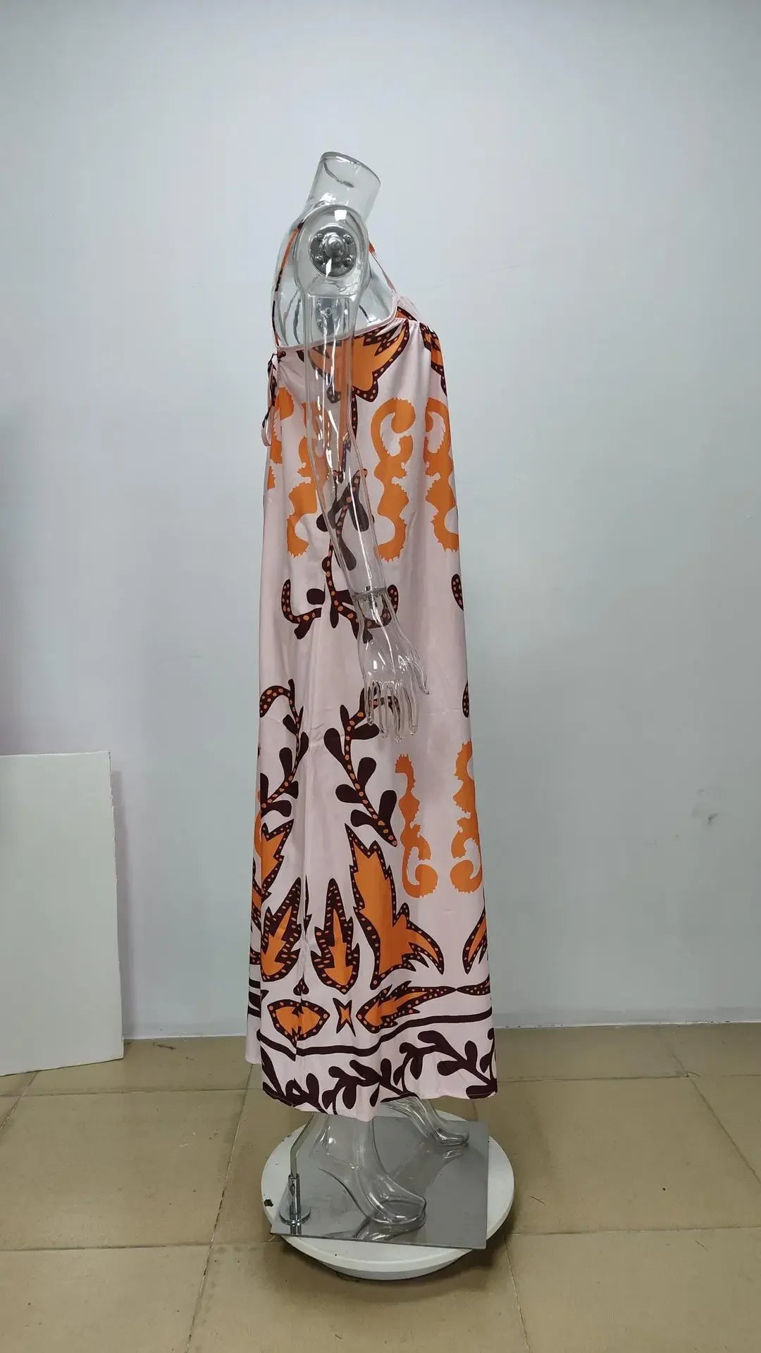 Graffiti multi Print summer Midi paradise