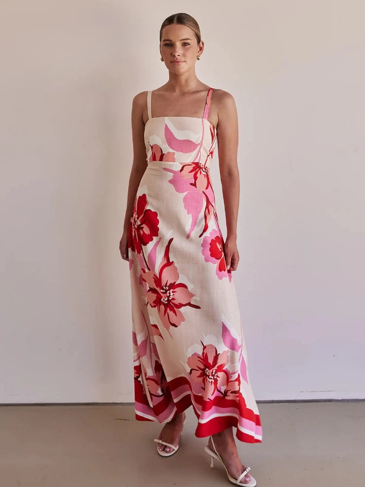 Elegant Flower Dress A-line