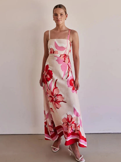 Elegant Flower Dress A-line