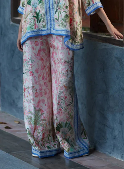 Pants Set Bohemian V-neck