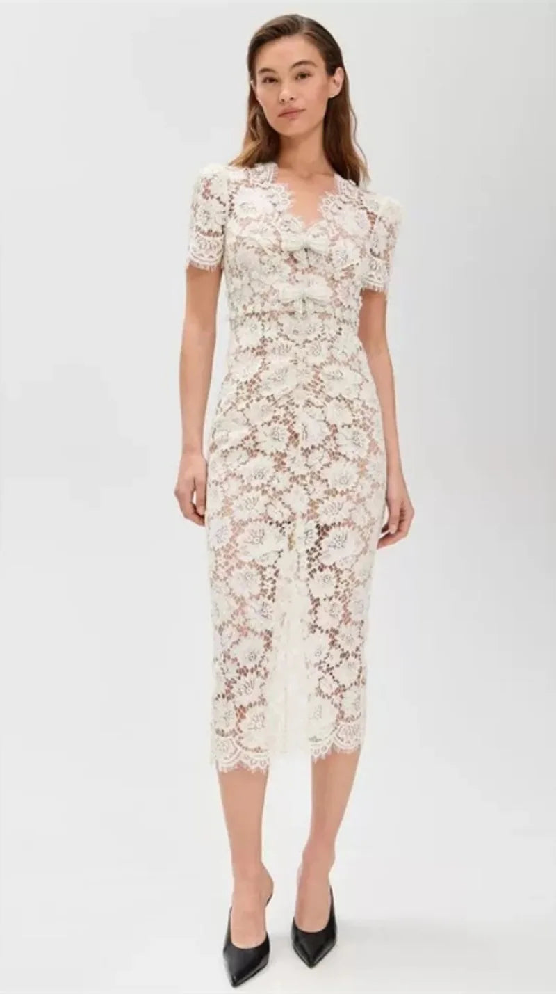 Handmade Heavy Embroidery Long Lace