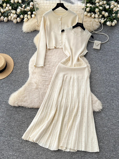 Vintage Knitted Two Piece Sets