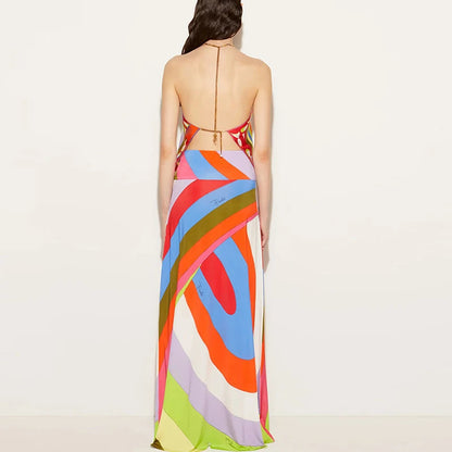 Pucci Halter Tank Tops