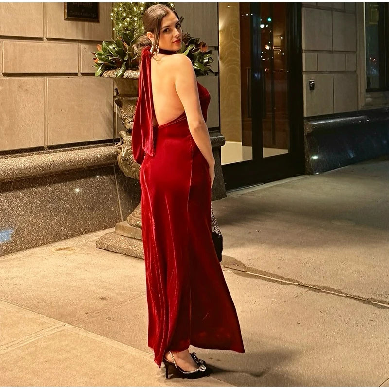 1 chic Vintage Slim Fit Dress Brown