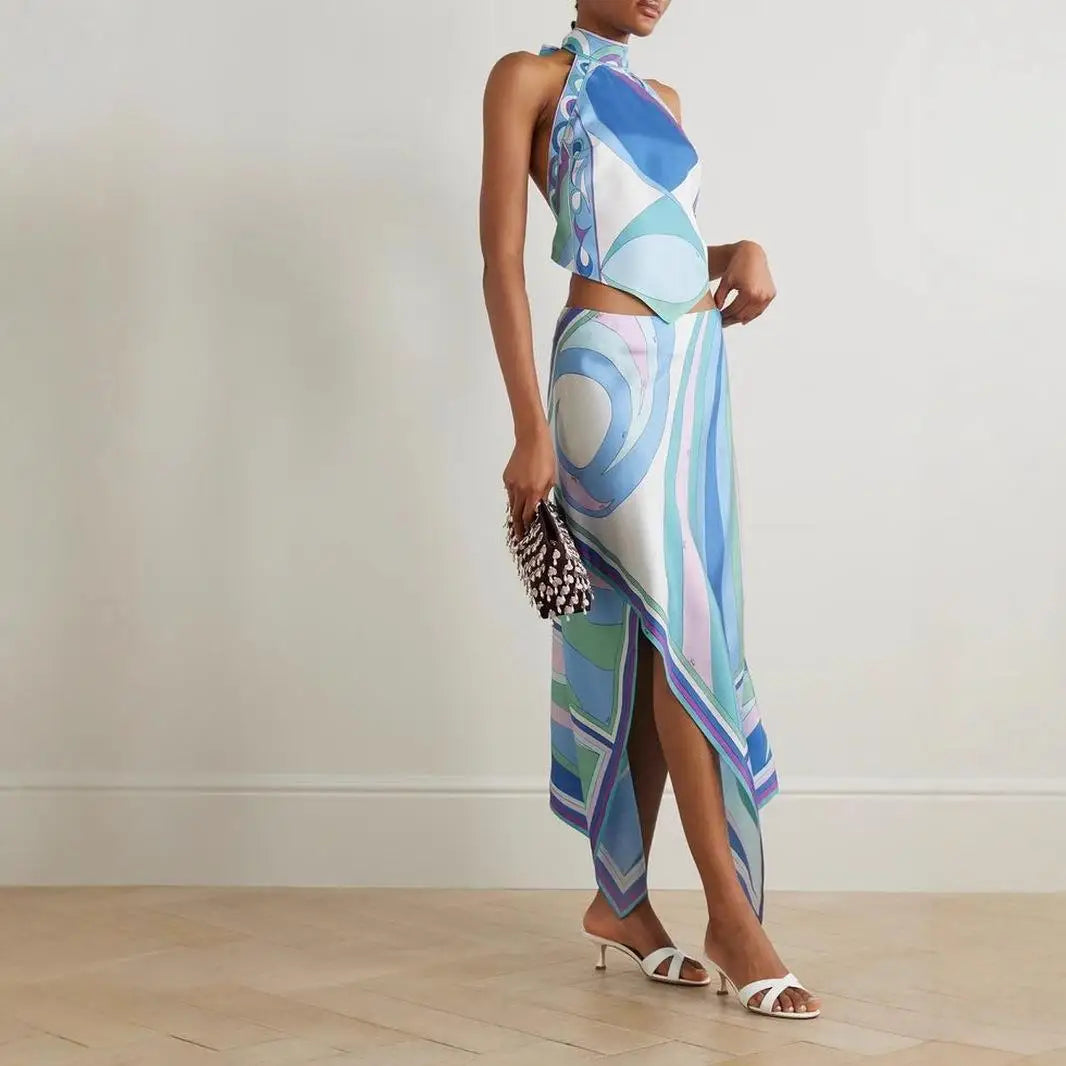 Pucci Skirt + Top celebrity set