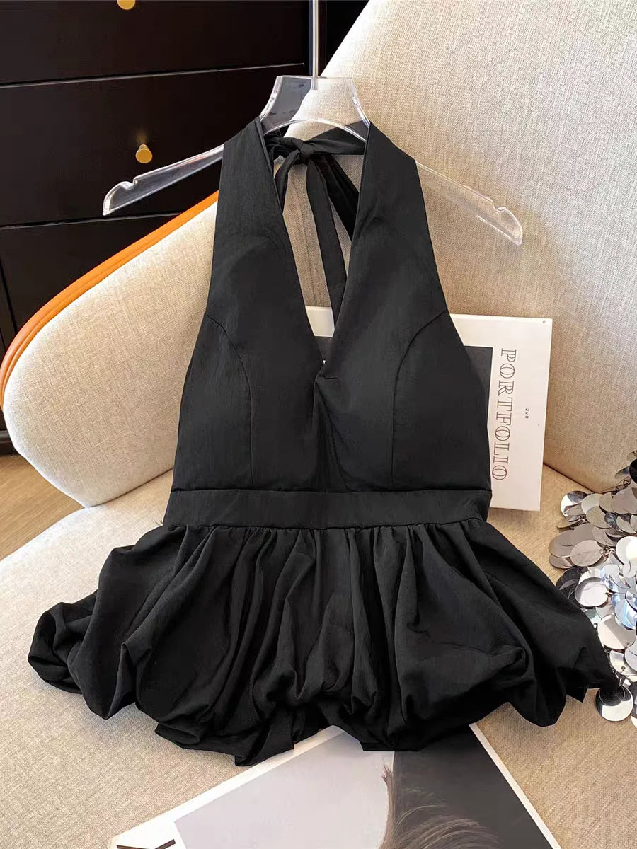 Halter Top With Build-in Bra