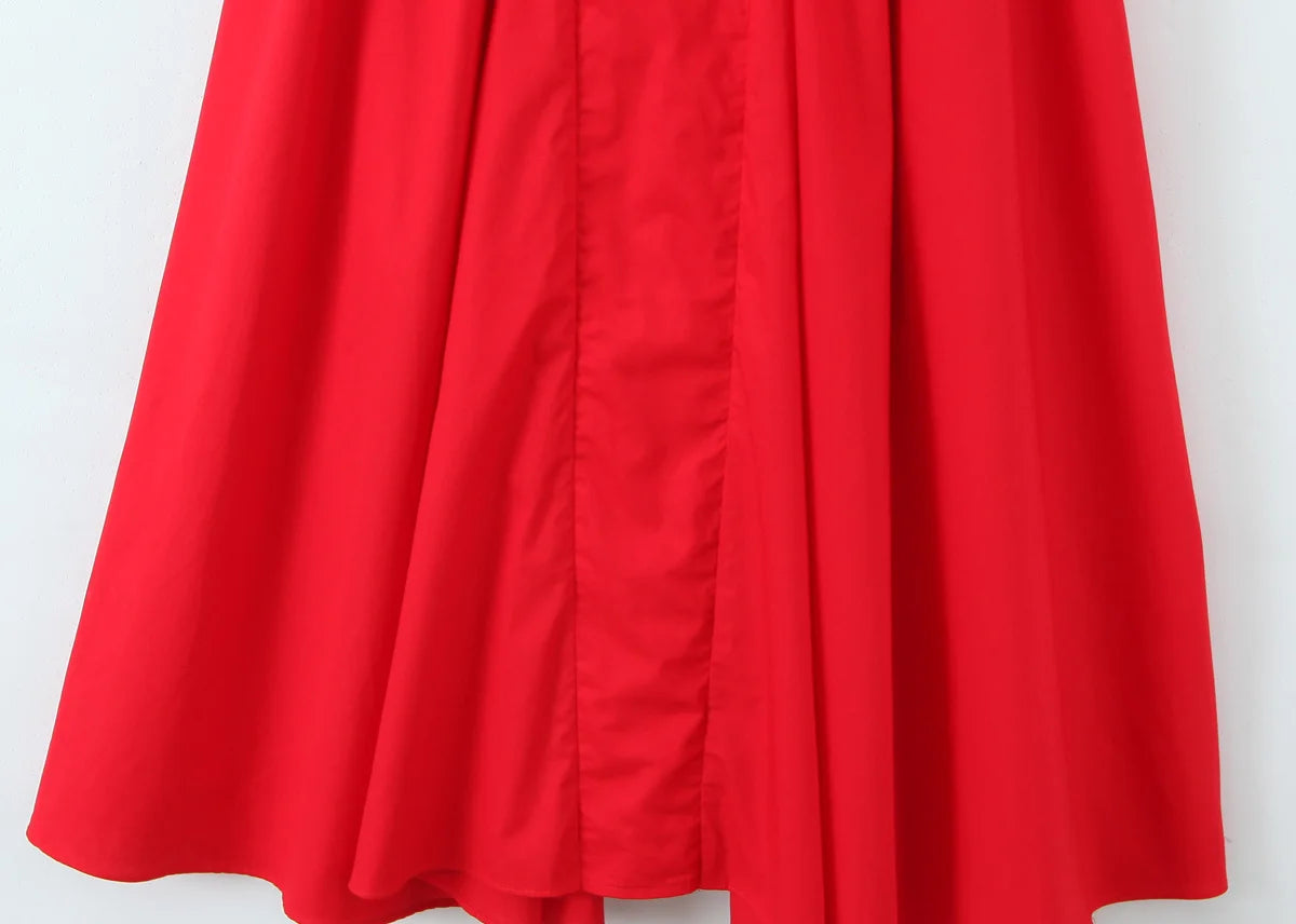 25 Elegant halterneck v neck Midi Dress